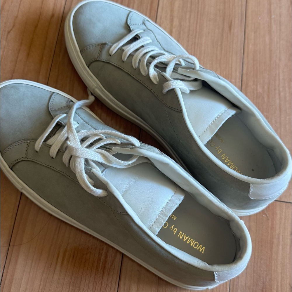 Common Projects Women’s Low-Top Sneakers in Sage Green
